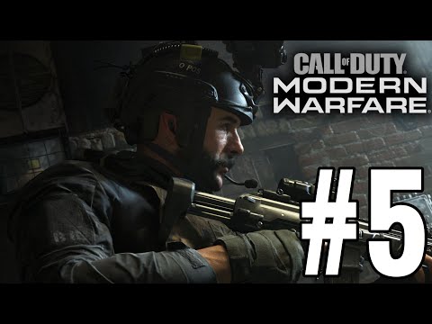 Call of Duty Modern Warfare Gameplay Walkthrough Part 5 - ESCAPE!