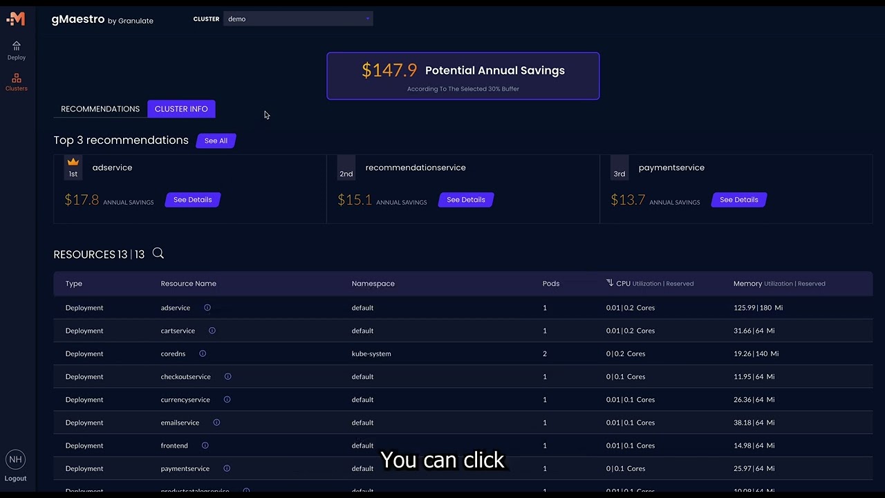 Capacity Optimization - Product Demo