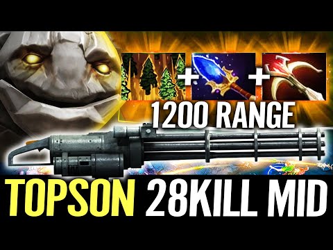 🔥 TOPSON Tiny MID 28Kills Forgotten Meta — Aghanim + Daedalus 1200 Range Tree Volley Dota 2 Pro