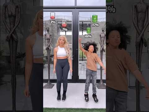 What % battery are you? 🔋🪫 #family #dance #challenge #haunted