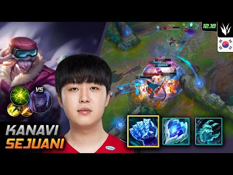 Kanavi Jungle Sejuani Build Frostfire Gauntlet Aftershock - LOL KR 12.18
