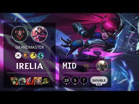 Irelia Mid vs Pantheon - KR Grandmaster Patch 10.3