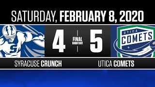 Crunch vs. Comets | Feb. 8, 2020