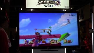 Super Smash Bros Wii U: Pilotwings Stage (PAX 2014 Gameplay)