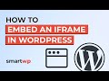 How To Embed An IFrame In WordPress Responsive YouTube Embeds
