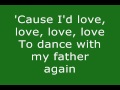 Dance With My Father - Celine Dion (Lyrics)