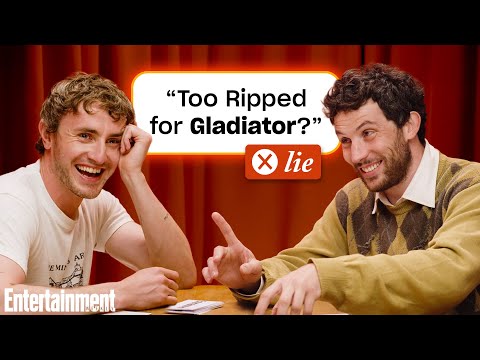 Paul Mescal & Josh O’Connor Lie to Each Other | Entertainment Weekly