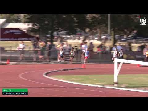 Boys U10 200m Timed Final 3: 2023-24 State Track and Field Championships