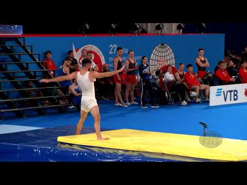 NAVASELAU Dzmitry (BLR) M - 2019 Trampoline Worlds, Tokyo (JPN) - Qualification Tumbling R1