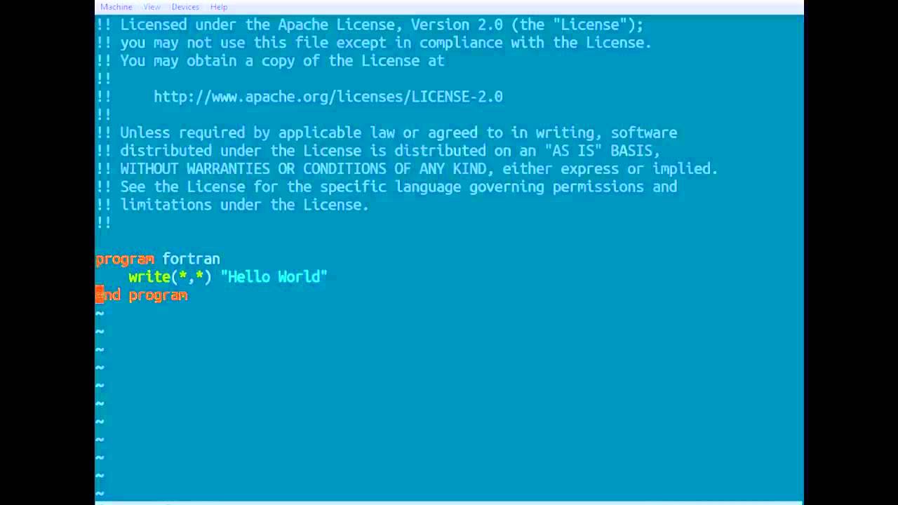 Fortran Compiler Basics