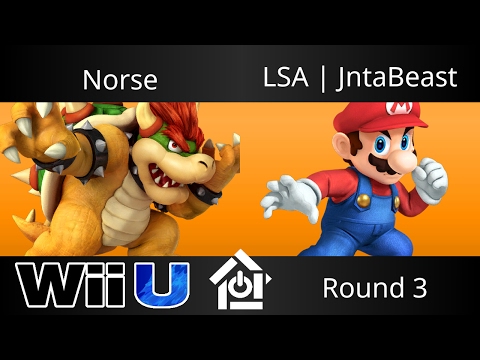 Bearly Monthly 5 - Norse (Bowser) vs LSA | JntaBeast (Mario) - Smash 4 Round 3