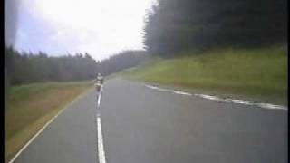 GSXR srad large crash biker lost the plot and nearly run over