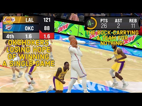 OKCHOKERS LOSING HOPE OF WINNING A SINGLE GAME | NBA 2K22 Mobile The Rock Series Ep. 5 | anakindave