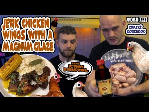 HOW TO COOK MAGNUM JERK CHICKEN WINGS - FT KRAY BRISTOL -  KRAZYS COOKBOOK