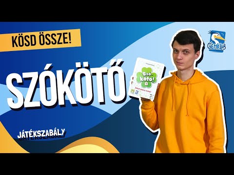 Szókötő társasjáték bemutató - Gémklub