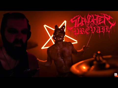 Deathcore Vocalist Reacts to @EvgenBlastGen​ - "Demolisher" by Slaughter To Prevail Drum Playthrough