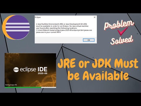Eclipse Launch Problem How To Install Java Jdk How To Set Java Environment Path