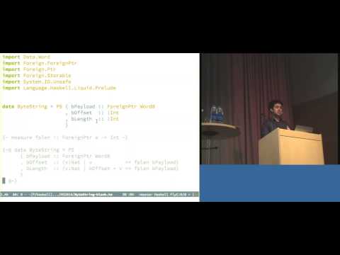 Haskell 2014: LiquidHaskell: Refinement Types for the Real World, Eric L. Seidel
