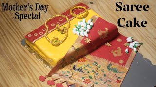 3D Saree Cake | Realistic Cakes 2020 | Making Edible Saree,Jewellery & Flowers,