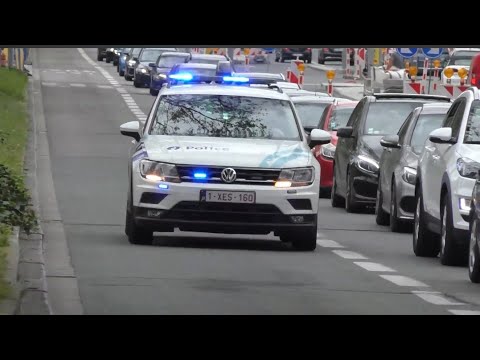 ME, Politie, en Ziekenwagen met spoed onderweg in Brussel