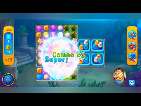 фишдом 2022  #  10832 уровень - прохождение без бустеров # Fishdom,   10832  level - no Boosters.