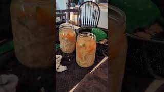 Pressure Canning Chicken Noodle Soup