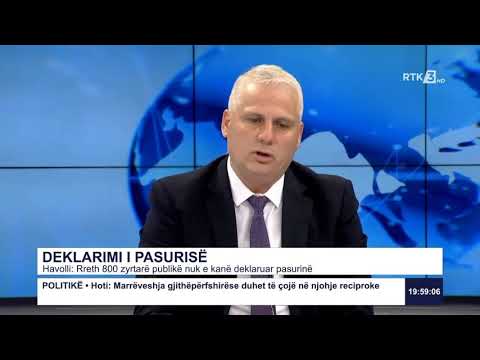 Havolli: Rreth 800 zyrtarë publikë nuk e kanë deklaruar pasurinë