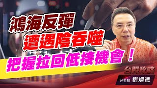 鴻海反彈遭遇陰吞噬，把握拉回低接機會！｜台股攻略｜劉烱德 (圖)