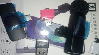 K8 Wireless Mic , How To Connect Micro Usb Old Phone 2025