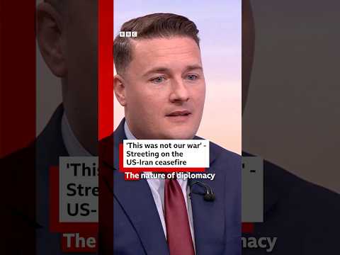 Streeting says its "disappointing" talks to end the US-Israel war with Iran had ended. #BBCNews