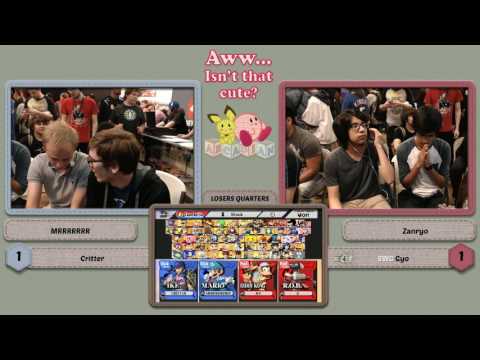 AITC - Critter + MRRRRRRR vs Gyo + Zanryo - Losers Smash 4