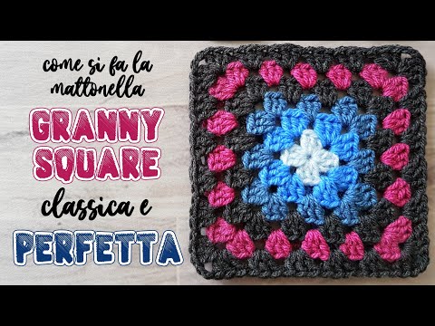 Come fare la mattonella granny square classica perfetta