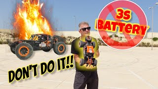 Can it run 3s batteries? Nope it burnt them all up! ZD RACING DBX 10