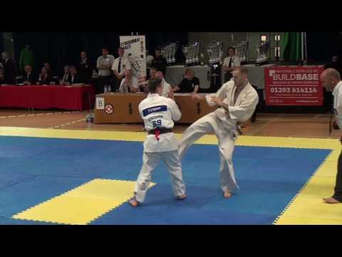 British Karate Kyokushinkai 8th Cup of Europe Quinten Tytens v Tom Cunnington