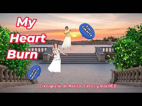 MY HEART BURN Linedance
