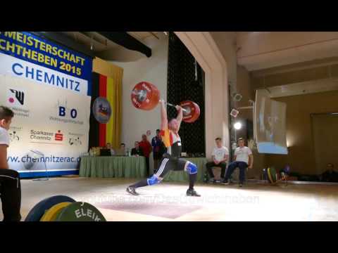 Robert Oswald Deutscher Meister 2015 Gewichtheben 105kg