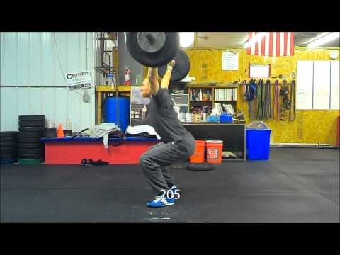 2014-02-03 Bania Snatch ladder 125-225lbs