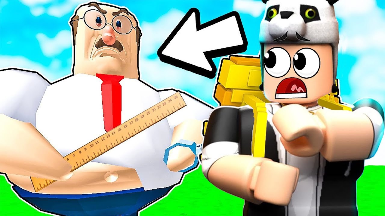 Kötü Öğrenci Oldum ve Müdürden Kaçtım! - Roblox