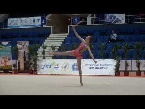 Adriana Timkova   SVK   Clubs   Irina Deleanu Cup 2017 #rhythmicgymnastics
