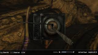 Unlocking Expert Skyrim lock using sound