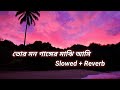 Tor Mon Ganger Majhi Ami -- তোর মন গাঙ্গের মাঝি আমি | Slowed+reverb | Slowed Song