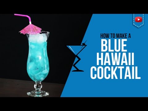 Blue Hawaii Cocktail - How to make a Blue Hawaii Cocktail Recipe by Drink Lab (Popular)