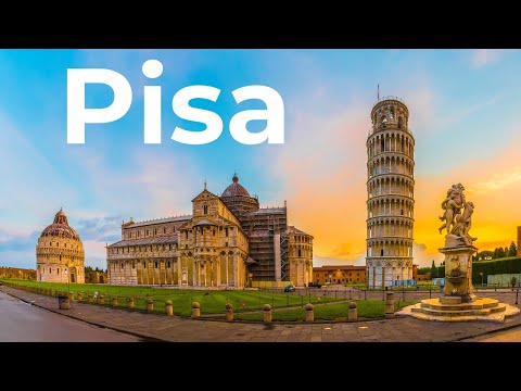 Pisa City Walk in 4K - Leaning Tower of Pisa Tour 🇮🇹 | Virtual Travel Italy