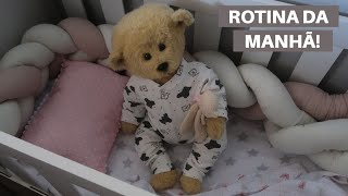 ROTINA DA MANHÃ COM A BEBÊ URSA LILY!