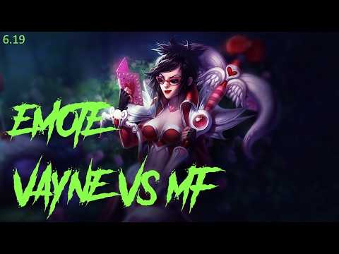 Emote Vayne vs Miss Fortune ADC [Patch 6.19]