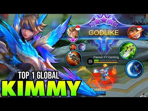 CRAZY PHYSICAL DAMAGE! KIMMY BEST BUILD 2021 | TOP 1 GLOBAL KIMMY GAMEPLAY | MOBILE LEGENDS