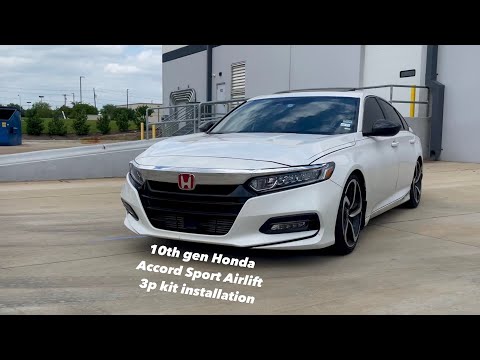 10th gen Honda Accord Airlift 3p Installation