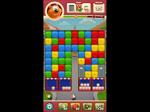 Toon Blast Level 3764 - NO BOOSTERS 🐻🐺🐱 | SKILLGAMING ✔️