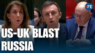U.S. and UK Blast Russia During Explosive UN Security Council Clash | WORLD NEWS