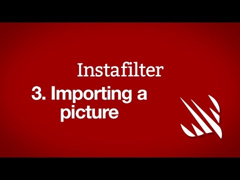 Importing a picture – Instafilter, part 3